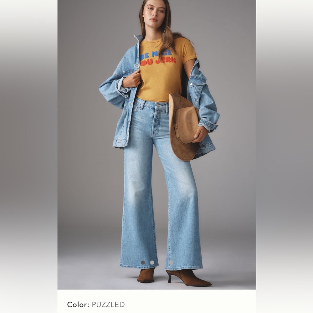 MOTHER The Tomcat wide-leg jeans